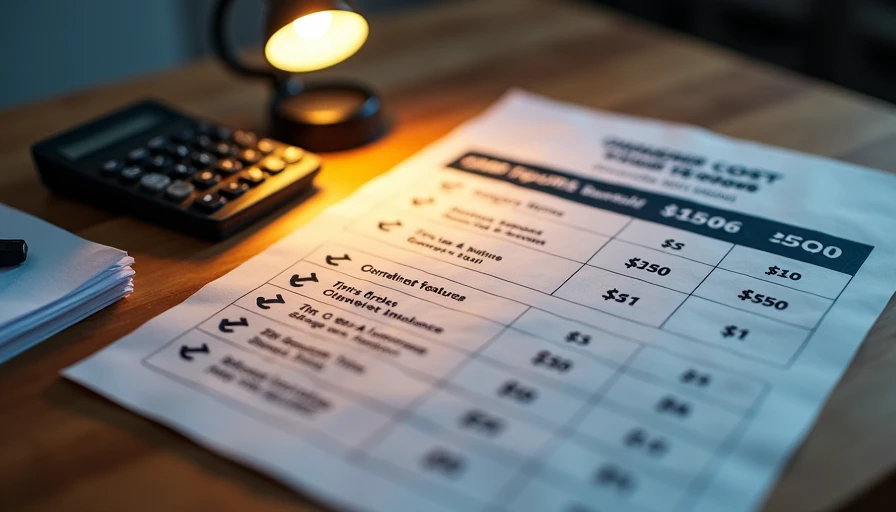Ownership cost comparison between tech features and maintenance expenses